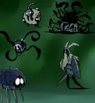  arthropod durandoo hi_res hollow_knight insect moss_knight mossy_prophet obble video_games void_(hollow_knight) void_tendrils volatile_mosskin 