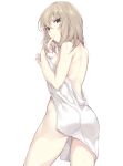  girls_und_panzer ikomochi itsumi_erika naked towel wet 