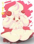  2019 absurd_res alcremie breasts cloroxformius_(artist) female hi_res humanoid nintendo nipples pok&eacute;mon pok&eacute;mon_(species) pussy short_stack tagme video_games 