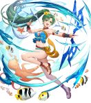  bikini cleavage fire_emblem fire_emblem:_rekka_no_ken fire_emblem_heroes lyndis_(fire_emblem) nintendo swimsuits teffish weapon 