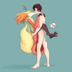 1:1 2019 agatha-hart ambiguous-penetration blush butt delphox female fur hi_res human interspecies kissing male male/female mammal nintendo nude pok&eacute;mon pok&eacute;mon_(species) pok&eacute;philia red_fur sex simple_background stand_and_carry_position standing standing_sex video_games yellow_fur 
