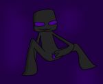  enderman female flat_chested humanoid minecraft navel not_furry purple_eyes purple_pussy pussy smile smirk solo spreading video_games 