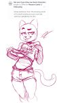  2019 9:16 anthro armwear bedroom_eyes bottomwear breasts cartoon_network clothed clothing clothing_lift domestic_cat elbow_gloves english_text eyebrows felid feline felis female fingerless_gloves front_view fur gloves half-closed_eyes handwear hi_res mammal mature_female nicole_watterson panties pleasure_castle raised_eyebrow seductive shirt shirt_lift shorts signature solo text the_amazing_world_of_gumball tongue tongue_out topwear under_boob underwear 