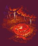  animated autumn curled_up digital_media_(artwork) dragon eyes_closed leaf open_mouth pixel_(artwork) pixel_animation serpentine sleeping sovanjedi tree yawn 