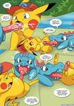  ash_ketchum ashchu comic palcomix pikachu pokemon totodile 