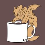  1:1 beverage coffee cookie food hi_res hybrid squirrel_dragon trevor-fox 