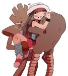  &lt;3 &lt;3_eyes absurd_res anal anal_penetration blue_eyes blush bodily_fluids boxing_gloves brown_body brown_eyes brown_hair clothed clothing double_penetration female female_penetrated footwear group group_sex hair handwear hat headgear headwear hi_res hitmonchan hitmonlee human human_on_humanoid human_penetrated humanoid humanoid_penetrating humanoid_penetrating_human interspecies leaf_(pok&eacute;mon) long_hair looking_pleasured male male_penetrating mammal nintendo not_furry penetration penis pok&eacute;mon pok&eacute;mon_(species) pok&eacute;philia sandwich_position semi sex simple_background stand_and_carry_position standing standing_sex sweat threesome vaginal vaginal_penetration video_games white_background 