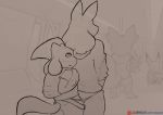  2d_animation ambiguous_gender ambiguous_penetrated anal anal_penetration animated anthro anthro_on_anthro braixen clothed clothing dacad exhibitionism lucario male male/ambiguous male_penetrating monochrome nintendo pants_down partially_clothed penetration pikachu pok&eacute;mon pok&eacute;mon_(species) public riolu sex size_difference small_dom_big_sub stealth_sex video_games 