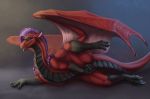  2019 anus claws deanosaior dragon female feral hi_res masturbation membrane_(anatomy) membranous_wings nude pussy scalie solo spread_legs spreading wings 