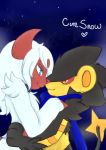  absol curesnow frotting_nuzzle invalid_tag love luxray nintendo nuzzles pok&eacute;mon pok&eacute;mon_(species) video_games 