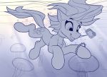  cnidarian cutie_mark equid equine feral fur group hair hi_res hooves jellyfish mammal marine medusozoan my_little_pony smile yakovlev-vad 