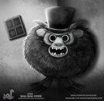  bovid caprine clothing cryptid-creations hat headgear headwear humor mammal nightmare_fuel pun sheep solo the_babadook visual_pun window 