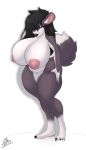  angrypotato96 anthro big_breasts breasts chinchilla chinchillid curvaceous female hi_res huge_breasts makeup mammal nipples nude pussy rodent slightly_chubby smile solo standing thick_thighs 