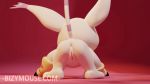  16:9 2019 3d_(artwork) animated anus bizymouse butt digimon digimon_(species) digital_media_(artwork) female gatomon loop mammal pussy 