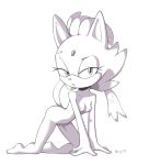  blaze_the_cat breasts domestic_cat felid feline felis female hi_res kneeling looking_at_viewer mammal nipples nude qrog solo sonic_(series) 