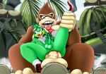  absurd_res anal balls donkey_kong_(character) donkey_kong_(series) feathers foreskin fur headgear hi_res jet_the_hawk male male/male nintendo penis sonic_(series) sonic_riders super_smash_bros. trooper036 video_games 