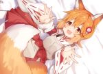  japanese_clothes miko omu3retu senko sewayaki_kitsune_no_senko-san waifu2x 