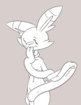  absurdly_long_tongue anthro blush digital_media_(artwork) holding_tongue long_tongue looking_at_viewer nintendo nude pok&eacute;mon pok&eacute;mon_(species) scorbunny standing tongue tongue_out unknown_artist video_games 