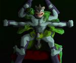  abs anal anal_penetration balls bdsm biceps bondage bound four_arms gay green_skin handjob lizard machamp machop male multi_limb multiple_arms muscles nintendo nipples nude on_top pecs penetration penis pok&#233;mon pokemon presenting reptile reverse_cowgirl_position scales scalie sex sitting tickling two_toes video_games 