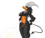  anthrofied big_breasts breasts canine dog female horn houndoom mammal nintendo nipples peeing plain_background pok&#233;mon pok&#233;morph pokemon pussy red_eyes solo spade_tail spread_pussy spreading unknown_artist urine video_games white_background 