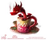  beverage christmas cryptid-creations cup dragon holidays smaug solo 