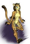  anthro bison_black black_hair breasts felid female hair hi_res leopard mammal navel nipples nude pantherine pussy solo 