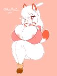  &lt;3 absurd_res aceymari anthro big_breasts bottomless breasts cleavage clothed clothing female hi_res huge_breasts mammal nipple_slip 