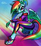  2019 equid equine female friendship_is_magic hi_res holivi mammal my_little_pony pterippus rainbow_dash_(mlp) solo wings 