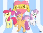  absurd_res apple_bloom_(mlp) cogbrony earth_pony equid equine feral friendship_is_magic group hi_res horn horse mammal my_little_pony pony pterippus scootaloo_(mlp) sweetie_belle_(mlp) unicorn wings 