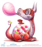  candy cryptid-creations dragon food gum gumball_machine solo 