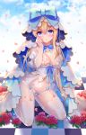  alice alice_in_wonderland cleavage hoshina_meito lingerie pantsu see_through stockings thighhighs 