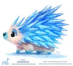 cryptid-creations eulipotyphlan hedgehog icicle mammal smile snow solo 