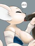  aggressive_retsuko anthro big_breasts bodily_fluids breasts canid canine dialogue duo english_text eyes_closed fellatio female fenneko fox haida hand_on_penis hi_res lyn_nyl male male/female mammal oral penile penis saliva sanrio sex text tongue tongue_out 