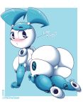  absurd_res all_fours animate_inanimate blush breasts butt female hi_res humanoid jenny_wakeman looking_back machine my_life_as_a_teenage_robot nickelodeon nipples not_furry pkfirefawx pussy robot solo thick_thighs 