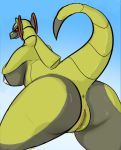  anthro anus areola breasts butt clade dragon edit female haxorus nintendo nipples non-mammal_breasts nude pok&eacute;mon pok&eacute;mon_(species) presenting pussy red_eyes solo video_games 