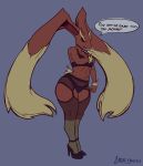  angry anthro big_ears black_sclera clothed clothing english_text female footwear greasymojo hi_res high_heels legwear lingerie lopunny nintendo open_mouth pok&eacute;mon pok&eacute;mon_(species) red_eyes shoes solo standing stockings teeth text thick_thighs video_games wide_hips 