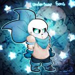  1:1 alternate_universe animated_skeleton bone clothed clothing humanoid lizheru male not_furry sans_(underswap) skeleton solo text undead underswap undertale video_games 