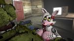  16:9 3d_(artwork) animatronic anthro big_breasts breasts canid canine digital_media_(artwork) duo female five_nights_at_freddy&#039;s five_nights_at_freddy&#039;s_2 fox hi_res humanoid_penis lipstick machine makeup male male/female mammal mangle_(fnaf) nighttrap nipples penis robot sex springtrap_(fnaf) titfuck video_games 