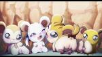 accessory anus bedding bijou_(hamtaro) blanket blue_eyes blush bow_ribbon brown_body brown_fur butt cricetid eyes_closed female feral fur furgonomics genitals group hair_accessory hair_bow hair_ribbon hamster hamtaro_(series) kneeling legs_up mammal one_eye_closed one_leg_up pashmina_(hamtaro) penelope_(hamtaro) pink_scarf presenting presenting_hindquarters presenting_pussy pussy raised_leg ribbons rodent sandy_(hamtaro) scarf tail tail_accessory tail_bow tail_ribbon take_your_pick tan_body tan_fur white_body white_fur wink zoruken