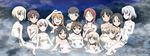  6+girls artist_request charlotte_e_yeager eila_ilmatar_juutilainen erica_hartmann francesca_lucchini gertrud_barkhorn lynette_bishop minna-dietlinde_wilcke miyafuji_yoshika multiple_girls nakajima_nishiki naked_towel onsen perrine_h_clostermann sakamoto_mio sanya_v_litvyak strike_witches suwa_amaki towel world_witches_series 