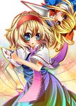  absurdres alice_margatroid bad_id bad_pixiv_id beni0012 blonde_hair blue_eyes capelet doll hairband highres long_hair nail_polish red_nails shanghai_doll short_hair solo touhou yellow_eyes 