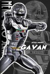  atomic-punch gavan grey highres male_focus metal_hero pose solo uchuu_keiji_gavan zoom_layer 