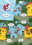  ashchu brock comic misty nintendo palcomix phanpy pikachu pokemon 