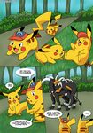  ashchu brock comic houndoom misty nintendo palcomix phanpy pikachu pokemon 