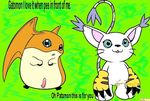  digimon gatomon patamon tagme 