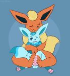  ambiguous_gender animated balls bodily_fluids cuddling cum cum_on_feet eevee eeveelution female flareon foot_fetish footjob genital_fluids glaceon hybrid knot male male/female nintendo nuzzling orgasm paws penis pocketpaws pok&eacute;mon pok&eacute;mon_(species) questionable_consent rubbing sex shiver_(shivereevee) size_difference video_games 