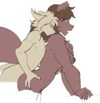  ambiguous_penetration anthro basitin canid canine canis from_behind_(disambiguation) keidran keith_keiser looking_back mammal natani penetration twokinds unknown_artist webcomic wolf 