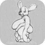  1:1 anthro azumaril balls belly big_breasts breasts fur gynomorph intersex mammal nude overweight overweight_gynomorph overweight_intersex penis solo thick_thighs traditional_media_(artwork) ursid wide_hips 