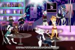 2019 absurd_res anthro arzmx canid canine clothed clothing digital_media_(artwork) fan_character female fox fur group hi_res kii_catano landsec_(character) lingerie male mammal 