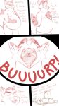  belly big_belly burping canid canine comic digestion disney fox gideon_grey hi_res male male_pred mammal nick_wilde overweight soft_vore stomach vore vore_comics weight_gain zootopia 